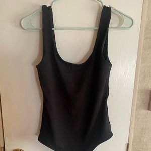 Black Body Contour Bodysuit